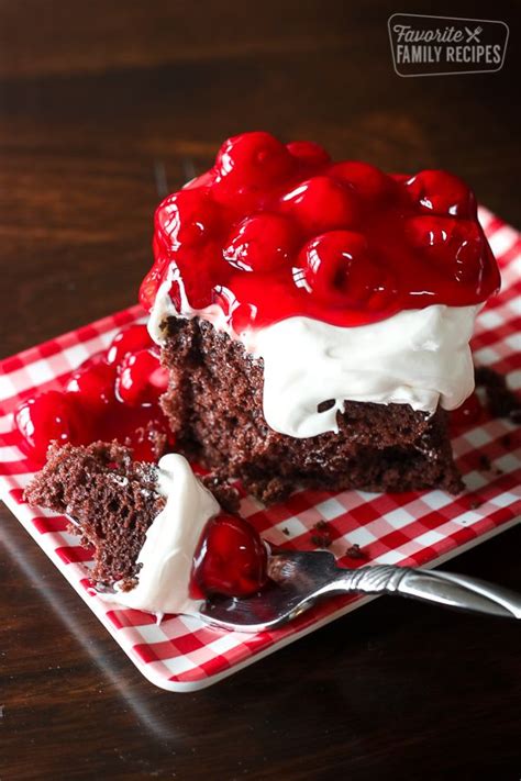 This Easy Chocolate Cake With Cherry Topping Recipe Is As Simple To