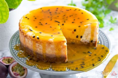 Fruits of the forest cheesecake. My Gluten Free Passion Fruit Baked Cheesecake Recipe ...