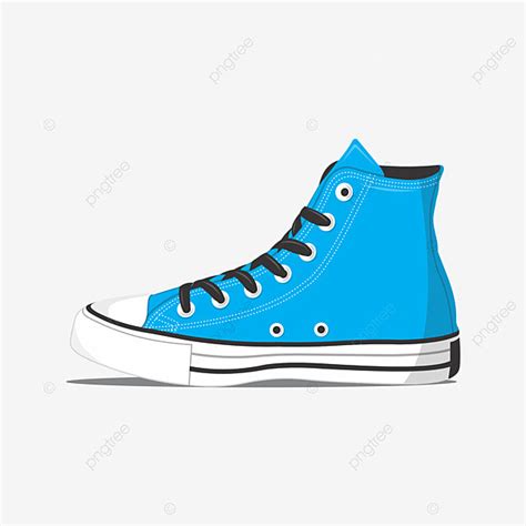 Vector De Icono De Zapatillas De Deporte Sepatu De Zapatos Azules Png