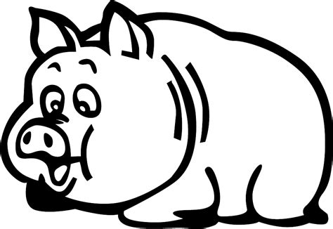 Domestic Pig Cartoon Mcdull Cartoon Cute Pig Silhouette Png Download