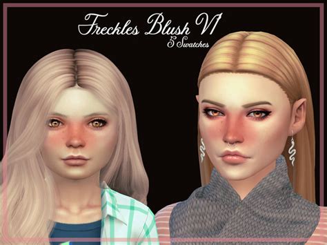 Freckles Blush V1 By Reevaly At Tsr Sims 4 Updates