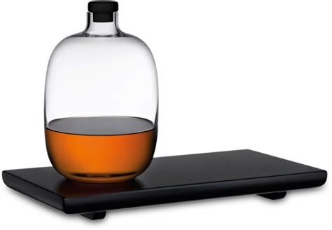 Nude Glass Malt Whiskey Bottle Tray Piece Set Shopstyle Carafes
