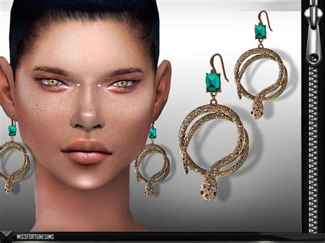 Animal Jewelry Sets Ts4 Snake Jewelry Sets P1 Sims4 Clove Share
