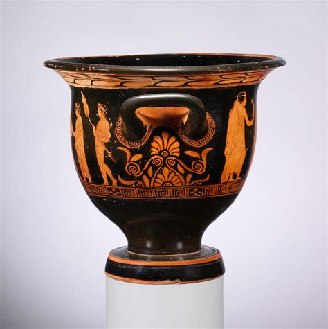 Attributed To The Nikias Painter Terracotta Bell Krater Bowl For Mixing Wine And Water