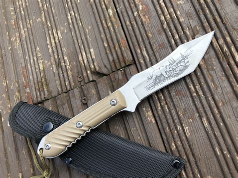 Perkin Fixed Blade Knife Hunting Knife With Sheath Fbx2 Perkin