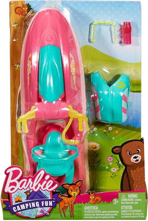 Barbie Camping Fun On The Go Water Craft Uk Toys And Games