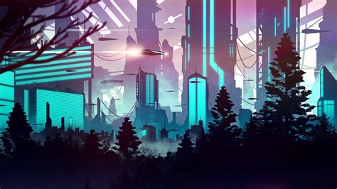 Neon City Wallpapers Wallpaper Cave