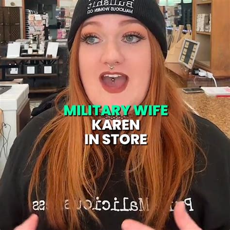 Military Wife Karen In Store Product Joke She Wasnt Happy With