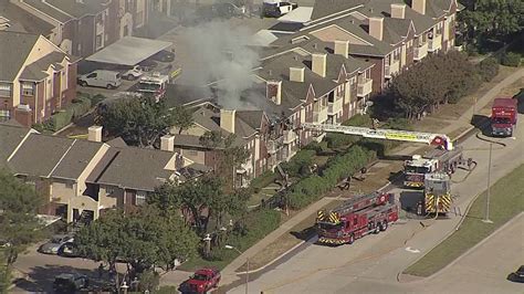 Raw Video Crews Battle Fire At Plano Apartment Complex Nbc 5 Dallas