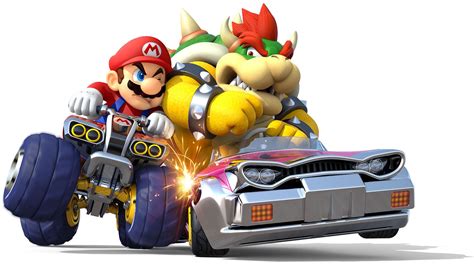 Mario & Bowser - Characters & Art - Mario Kart 8 | Mario kart characters, Mario kart, Mario