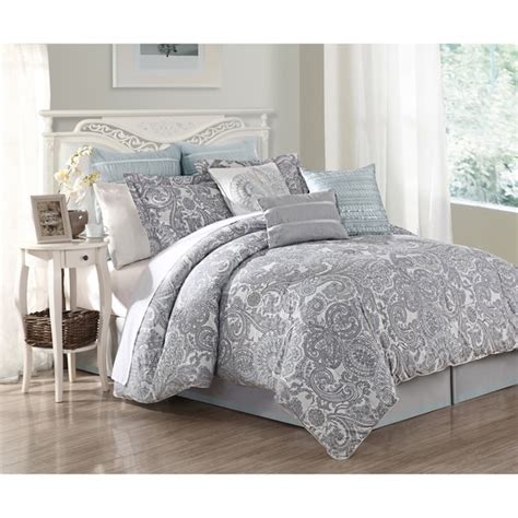 Shop Luxe Lavender 9 Piece Comforter Set Free Shipping Today