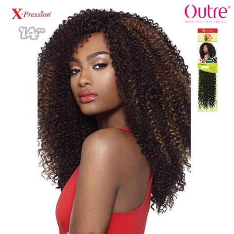 Outre X Pression Crochet Braid 4 In 1 Loop Kinky Curl 14