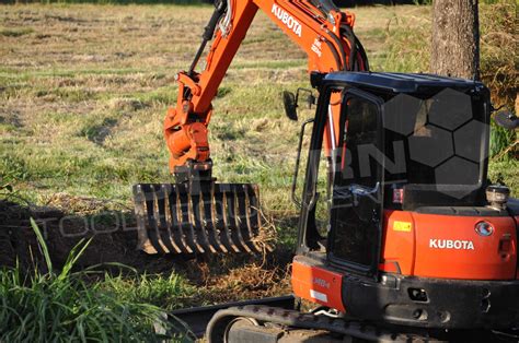 digga mm excavator stick rake southern tool equipment  earthmoving machinery