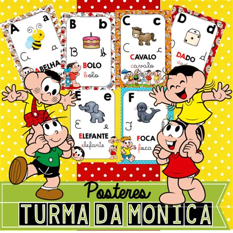Alfabeto Da Monica Para Imprimir Alfabeto Turma Da Monica A75