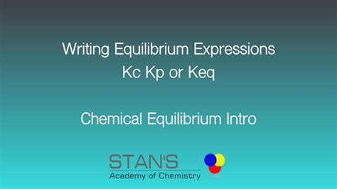 How To Write Equilibrium Constant Expressions Kc Keq Kp Basics