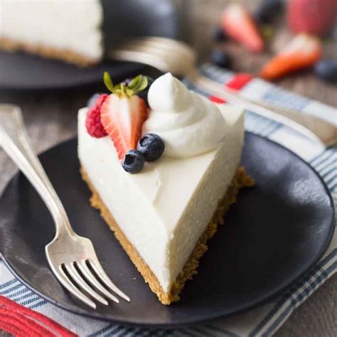 No Bake Cheesecake So Fluffy Smooth And Easy Baking A Moment