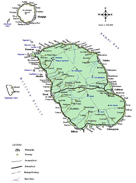 The Islander Map Of Biliran Island