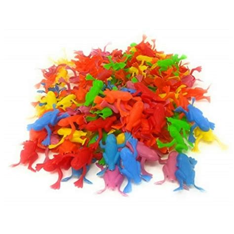 4e s novelty jumping frogs toy bulk small plastic frog assorted colors great part favors for
