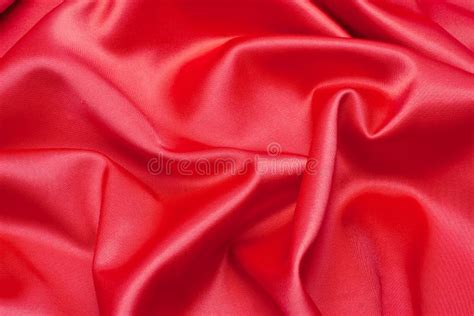 Red Satinsilk Fabric 1 Stock Photo Image Of Background 424694