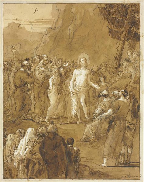 Giovanni Domenico Tiepolo (Venice 1727-1804) , Christ appears to His ...