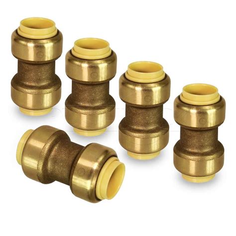 The Plumber S Choice 3 4 In Straight Coupling Pipe Fittings Push To