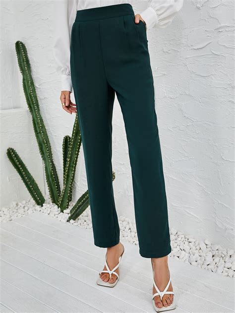 High Waist Plicated Detail Tailored Pants In 2022 Suits For Women