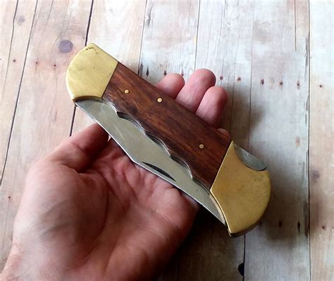Massive Novelty Folding Knife Giant Vintage Pocket Knife With