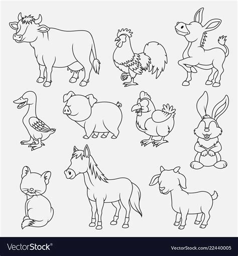 How To Draw Farm Animals For Kids Draw The Strokes In Making The
