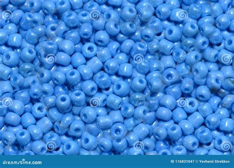 Background Of Beads Bright Blue Stock Image Image Of Beautiful