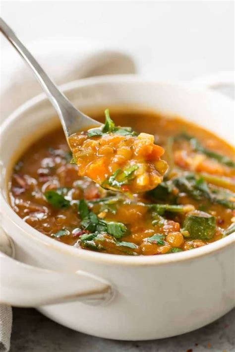 Vegan Instant Pot Lentil Soup Recipe Quick And Easy Delish Knowledge