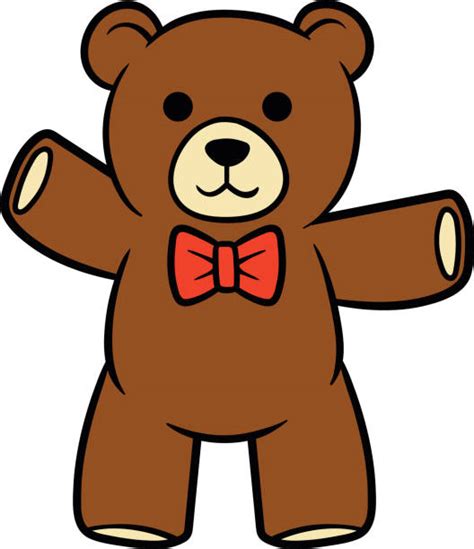 Best Cartoon Of Teddy Bear Free Illustrations Royalty Free Vector