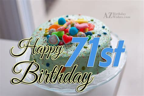 71st Birthday Wishes