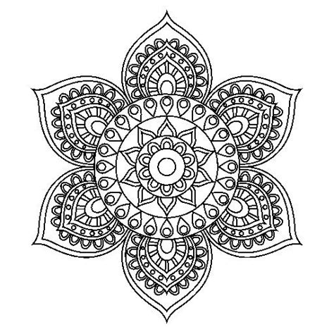 Mandala Para Colorear Mandala Coloring Pages Pattern