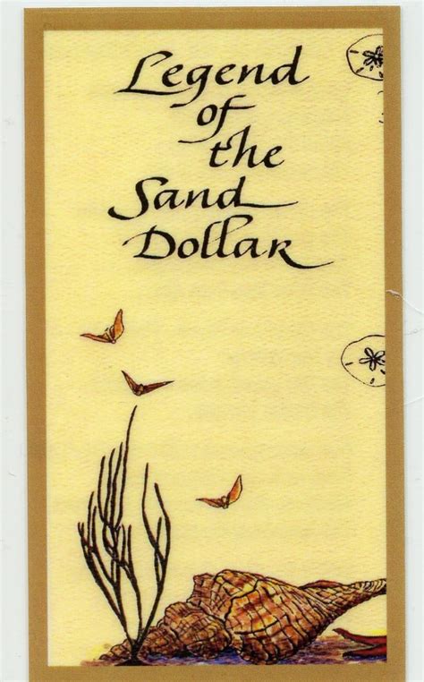 Autom Co Legend Of The Sand Dollar U Laminated Holy Card