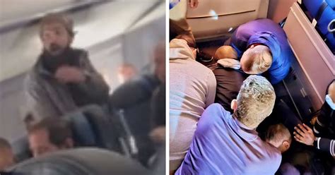 Breaking Terrifying Moment Aboard United Flight As Passenger Threatens Mass Murder And Opens