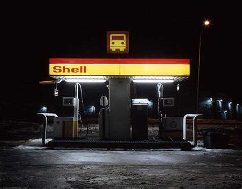 Evocative Photos Of Empty Gas Stations In Winter Gas