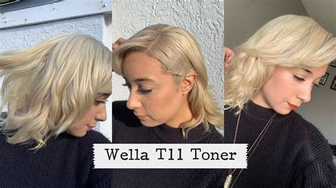 Toning Hair With Wella T Youtube