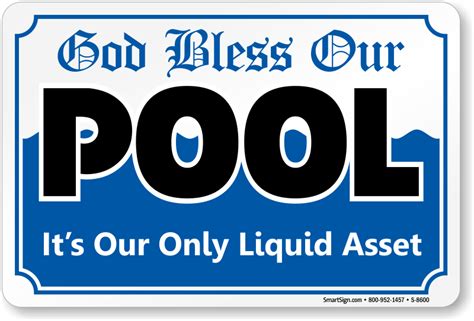 Funny Pool Signs Humorous Swimming Pool Signs