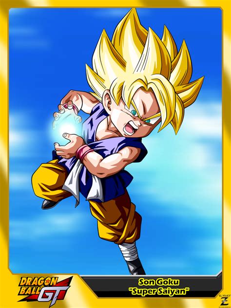 No matter how much stronger goku becomes in z, gt's version is that and beyond because the gt version is exactly that and then some. Maky Z Blog: (Card) Son Goku Super Saiyan (Dragon Ball GT)
