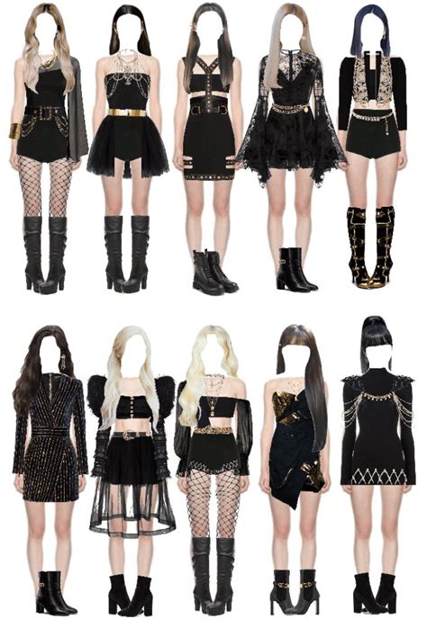 Golden Disk Award Performance Black Outfit Shoplook Stage Outfits