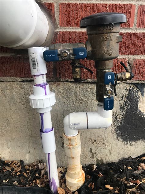 Pvc To Backflow Preventer Question Pic Included Rirrigation