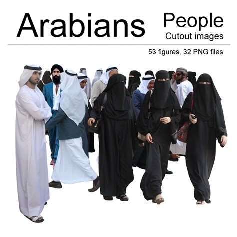 Arabian People Cutout Images 3D | CGTrader