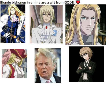 Blonde Anime Guys Are Hot Anime Girls Comparison Parodies Know Your Meme