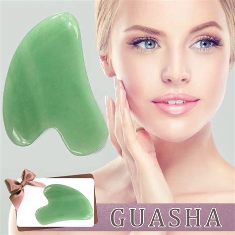 Buy Ouneed Gua Sha Crystal Jade Massage M Eridian Jade Scraping Board Beauty Device Online At