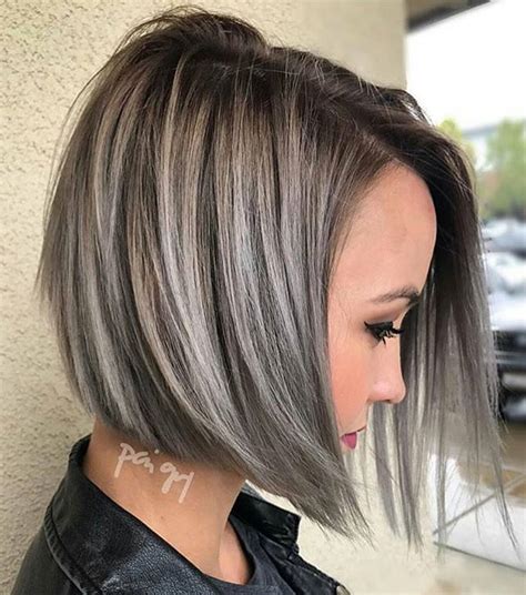 Gray Hair Highlights Gray Highlights And Silver Hair
