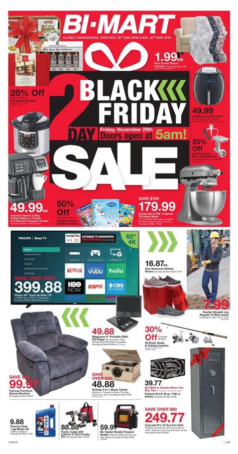 What Items Get The Most Sale On Black Friday - Bi Mart Black Friday Sale Nov 28 – Nov 30, 2019