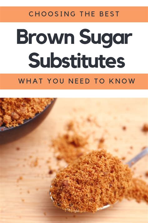 Brown Sugar Substitutes What Are Your Choices Brown Sugar Recipes Food Substitutions