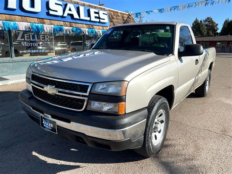 Used 2006 Chevrolet Silverado 1500 Work Truck 1wt Regular Cab 4wd For