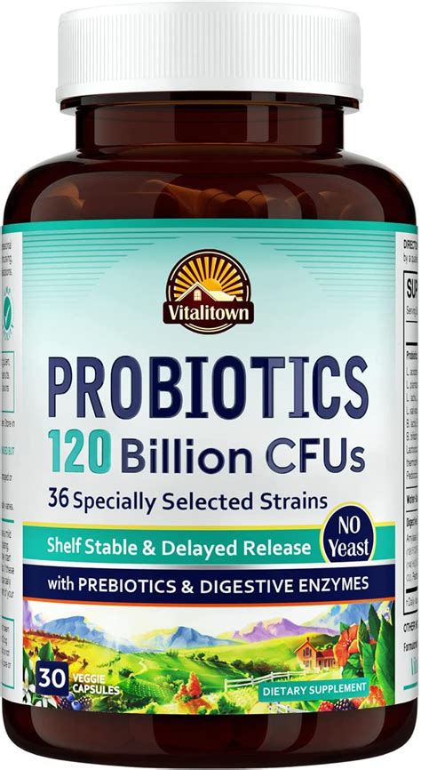 Probióticos con prebióticos y enzimas digestivas Resistentes al ácido