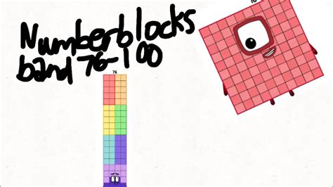 Numberblocks Band 76 100 We Reached 100 Youtube